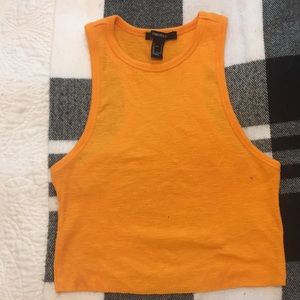 Racer back crop tank